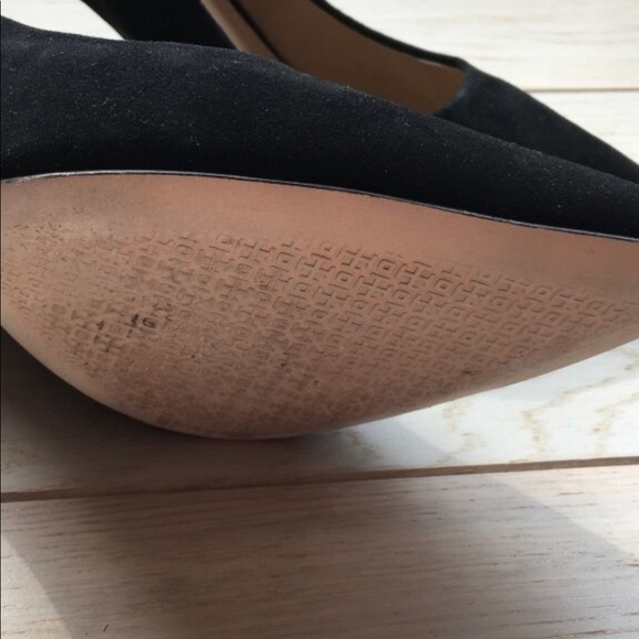 Tory Burch Black Suede Pumps - Picture 6 of 8